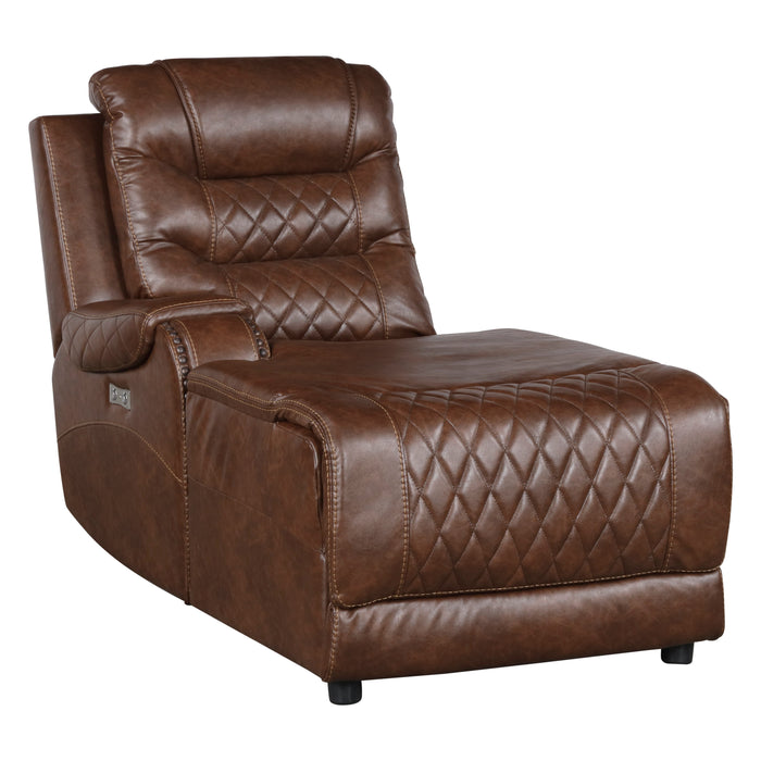 Putnam Brown Modular LAF Power Reclining Sectional