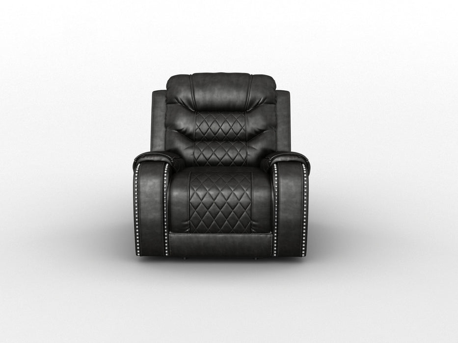 Putnam Gray Power Reclining Chair