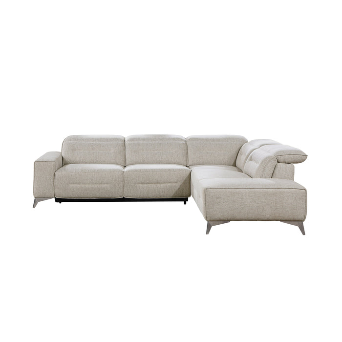 Adahlia Sand RAF Chaise Power Reclining Sectional