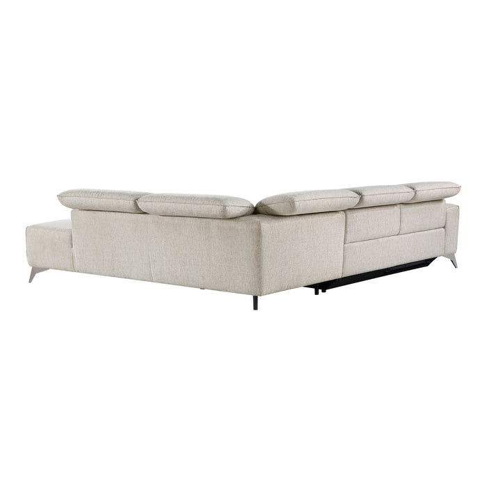 Adahlia Sand RAF Chaise Power Reclining Sectional