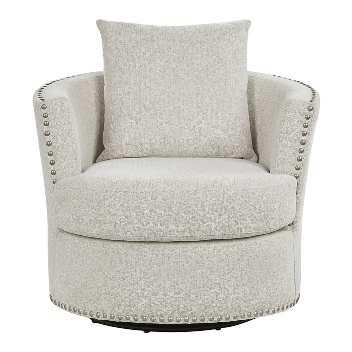 Morelia Beige Swivel Chair