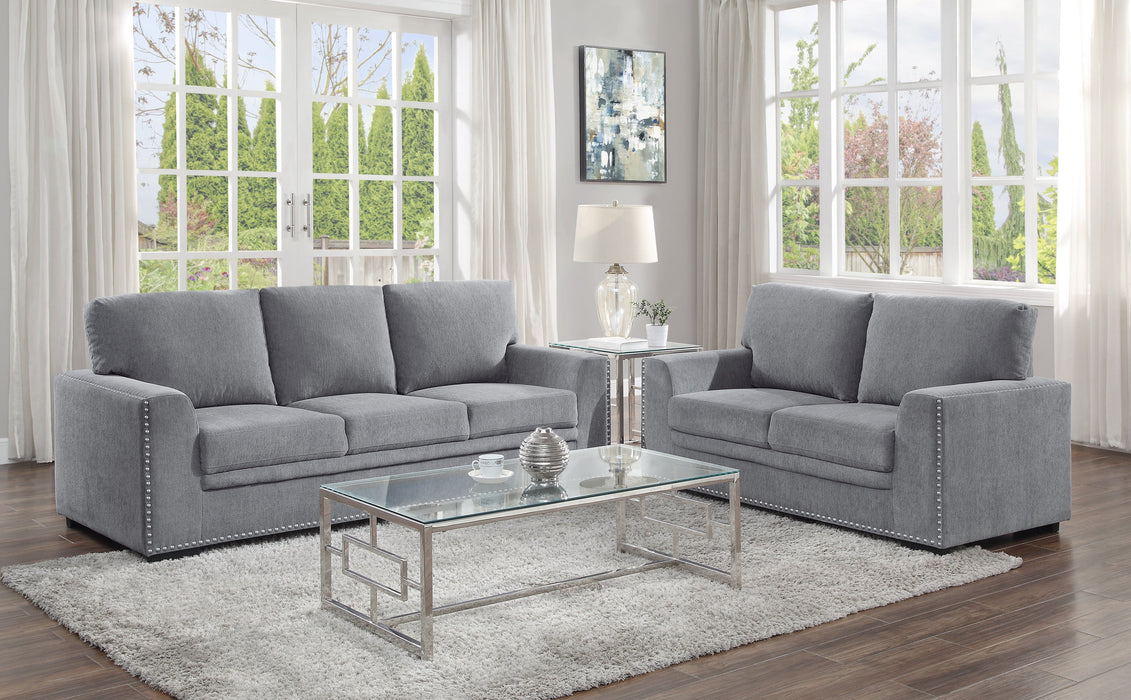 Morelia Dark Gray Loveseat