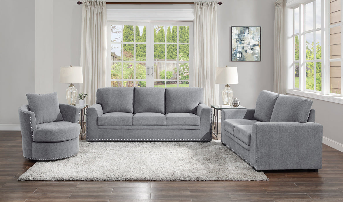 Morelia Dark Gray Loveseat