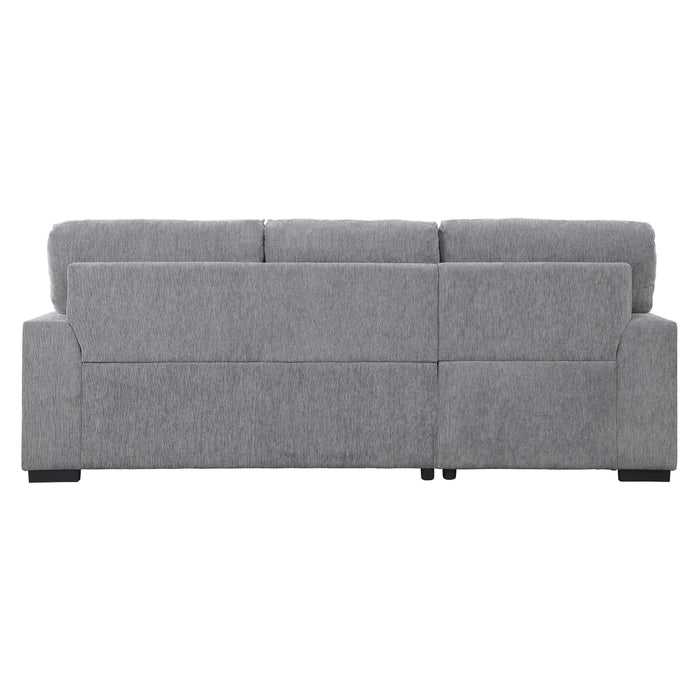 Morelia Gray LAF Storage Sleeper Sofa Chaise