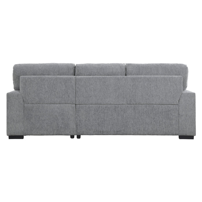 Morelia Gray RAF Storage Sleeper Sofa Chaise