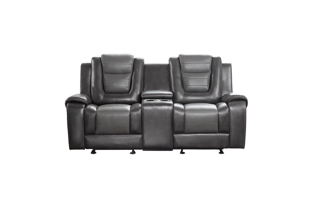 Briscoe Gray Reclining Living Room Set