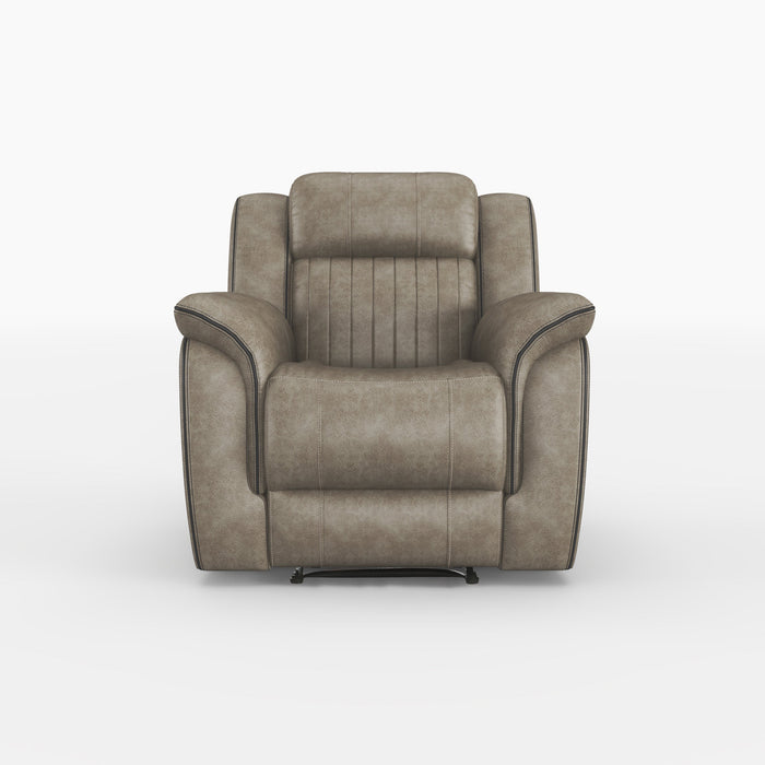 Centeroak Sandy Brown Reclining Chair