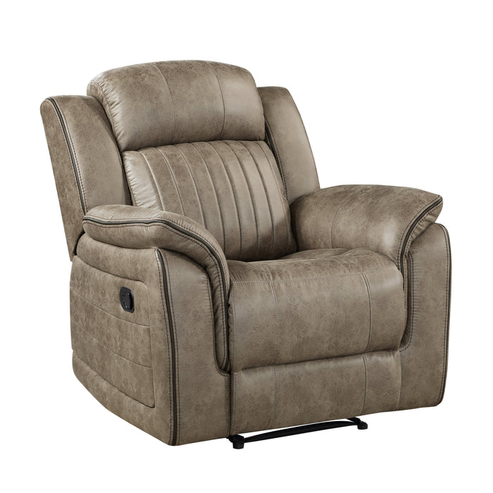 Centeroak Sandy Brown Reclining Chair