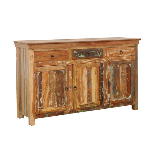 Henry 3-door Accent Cabinet Reclaimed Wood image