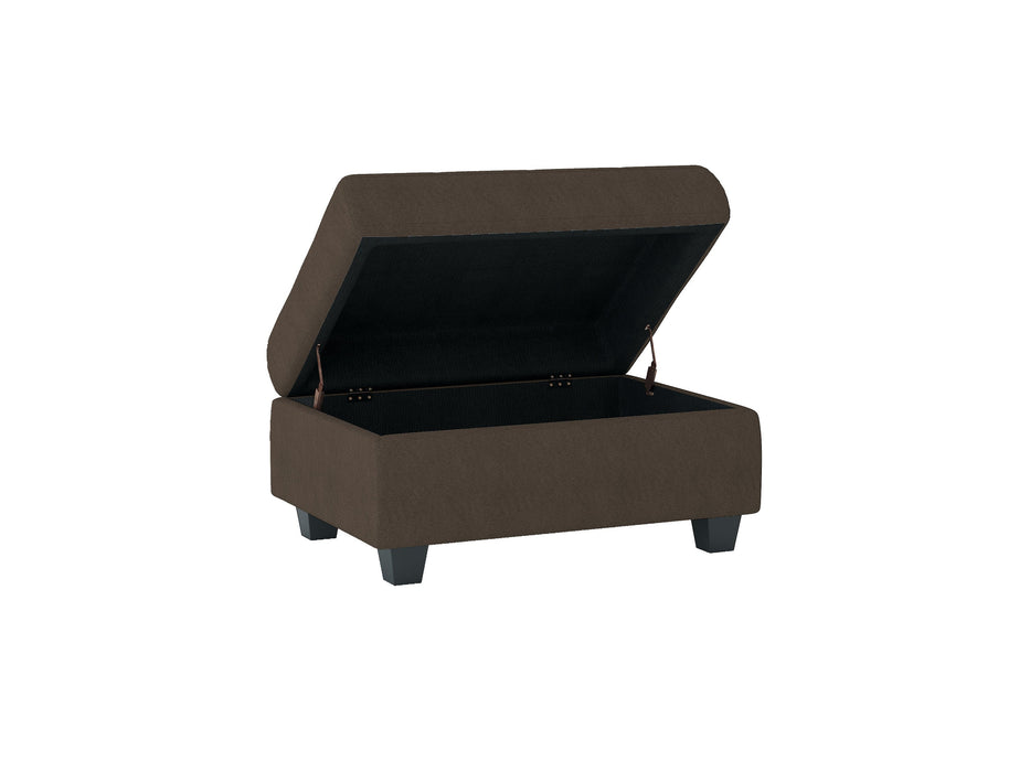 Maston Chocolate Ottoman