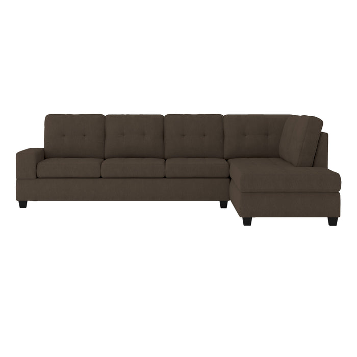 Maston Chocolate Reversible Sectional