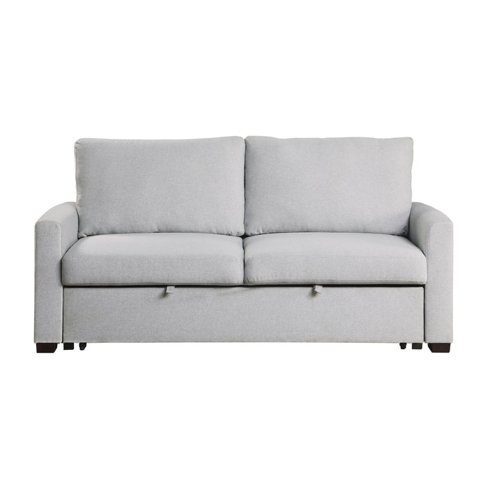 Price Gray Convertible Studio Sofa with Pull-out Bed