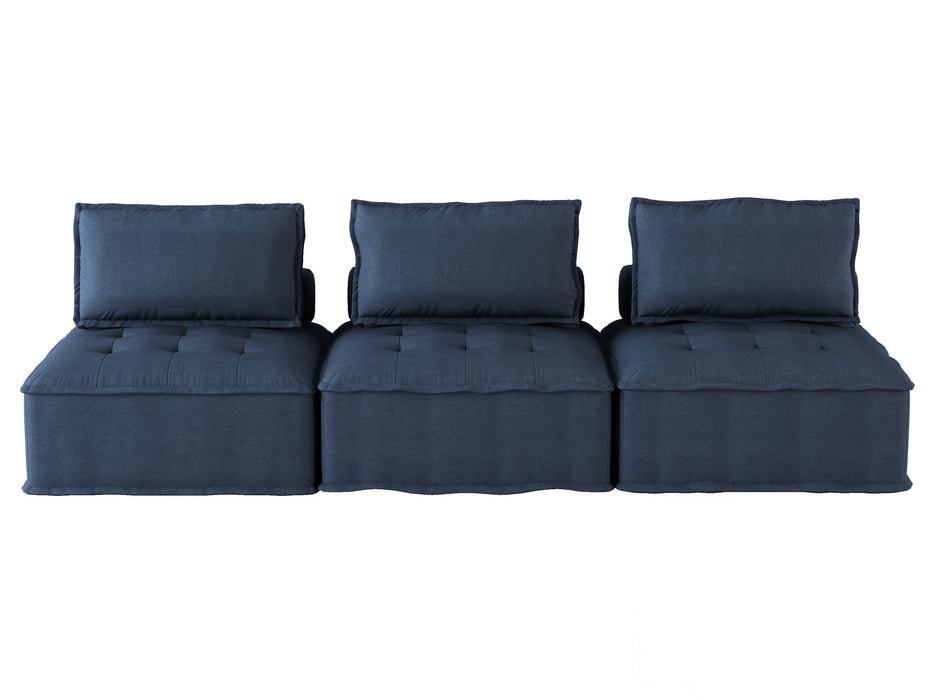 Ulrich Blue Modular Sofa