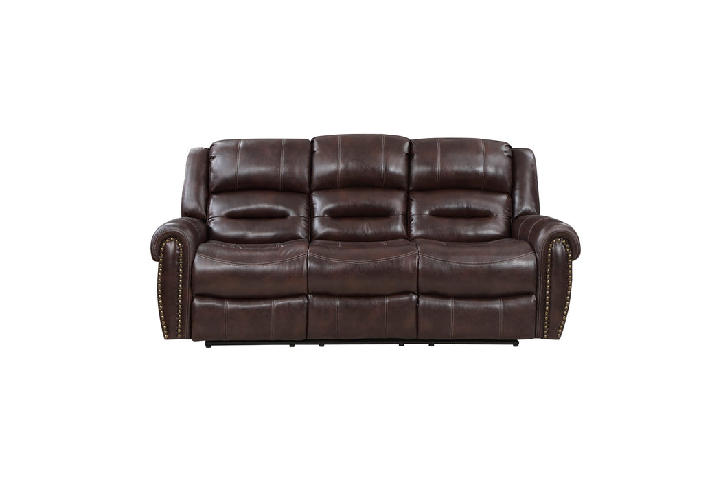 Center Hill Brown Reclining Living Room Set