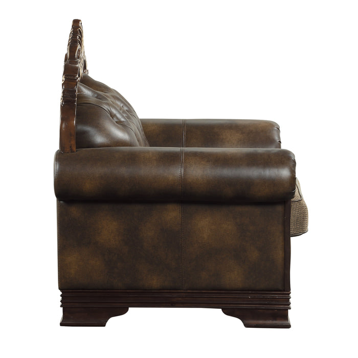 Croydon Dark Cherry Loveseat