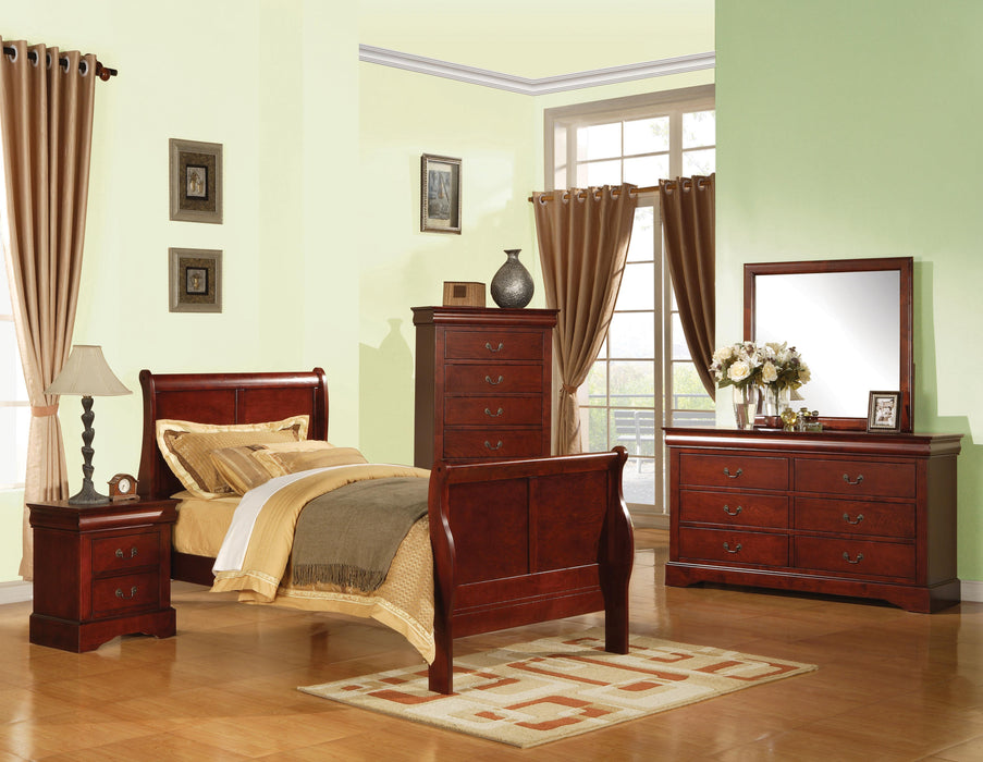 Louis Philippe III Cherry Full Bed image