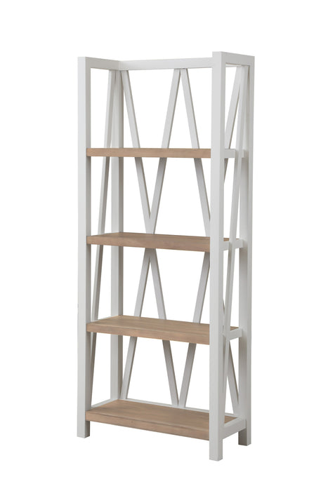 Modern Furniture - Americana Modern Etagere Bookcase in Cotton - AME#330-COT