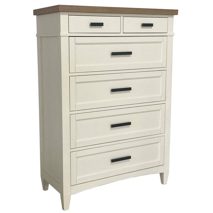 Modern Furniture - Americana Modern 6 Drawer Chest in Cotton - AME#41405-COT