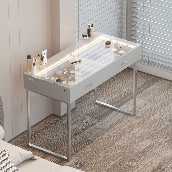 VANITII Alice Vanity Desk Pro - 2 Storage Drawers