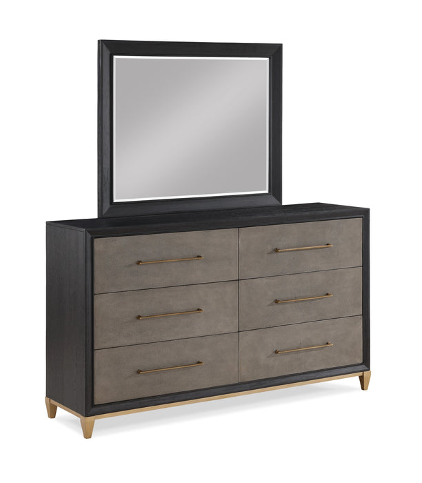 Payson Black/Brown Dresser Mirror