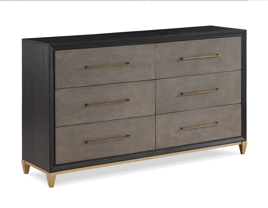 Payson Black/Brown Dresser