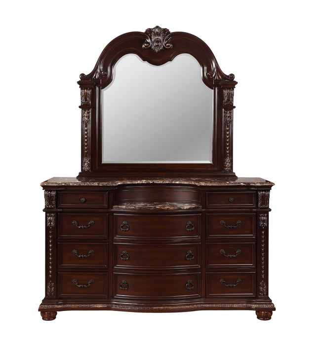 Stanley Cherry Brown Dresser