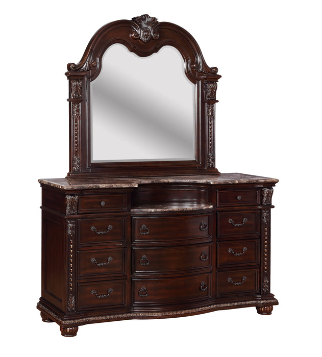 Stanley Cherry Brown Dresser