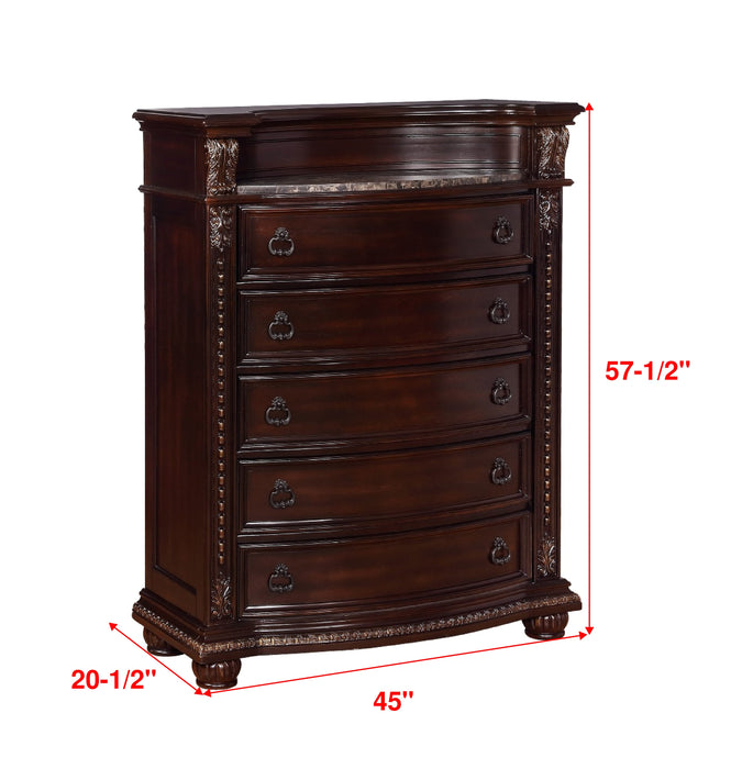 Stanley Cherry Brown Chest