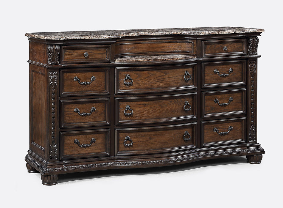 Stanley Coffee Brown Dresser