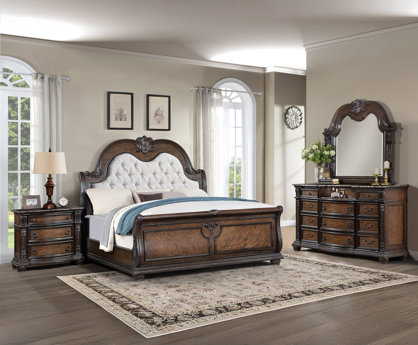 Stanley Coffee Brown Bedroom Set