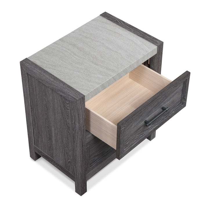 Madsen Gray Nightstand