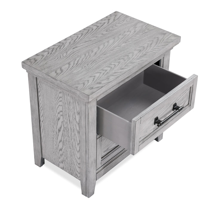 Beckett Rustic Gray Nightstand