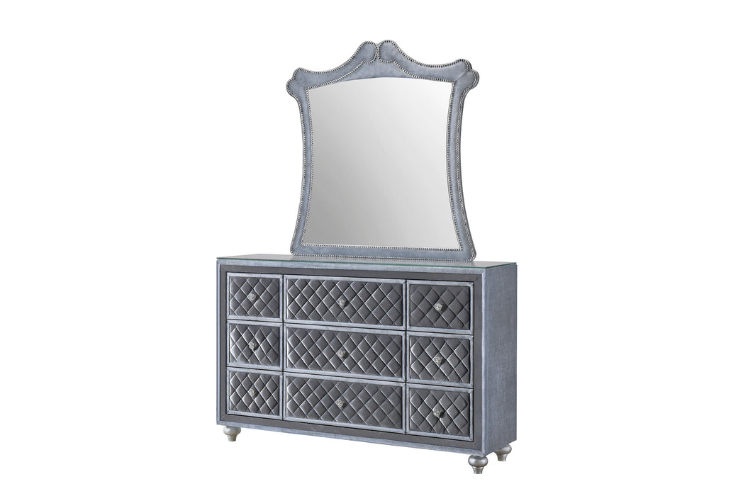 Cameo Gray Bedroom Mirror (Mirror Only)