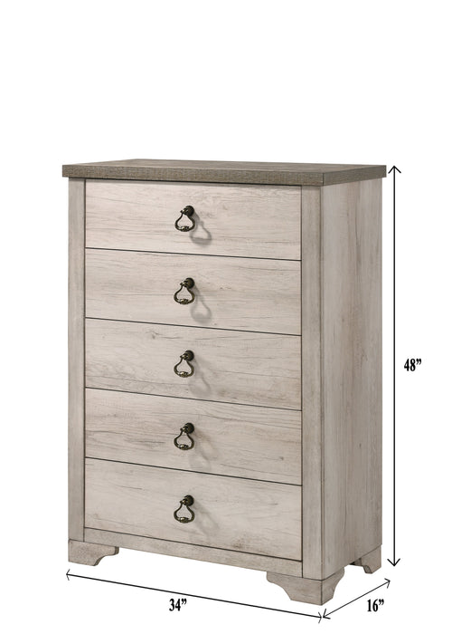 Patterson Driftwood Panel Bedroom Set