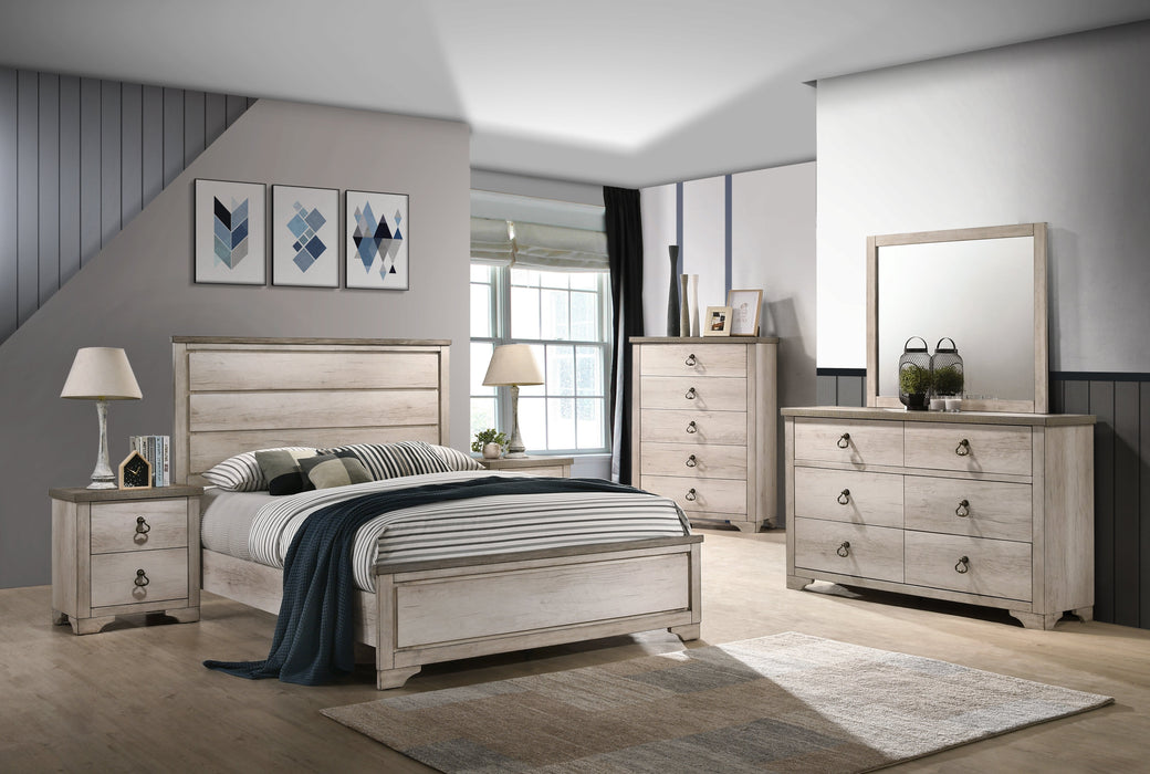 Patterson Driftwood Queen Panel Bed