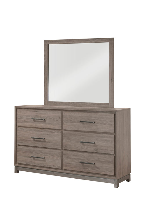 River Brown Panel Bedroom Set