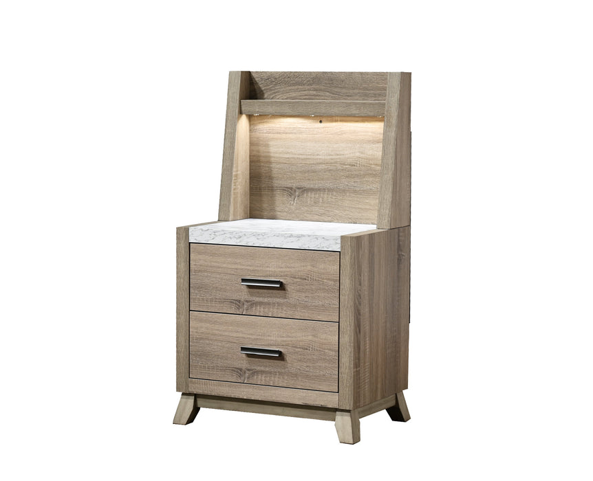 Tilston Natural Panel Bedroom Set