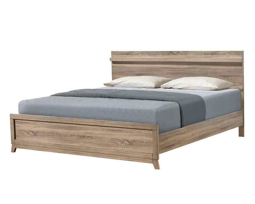 Tilston Natural Queen Panel Bed