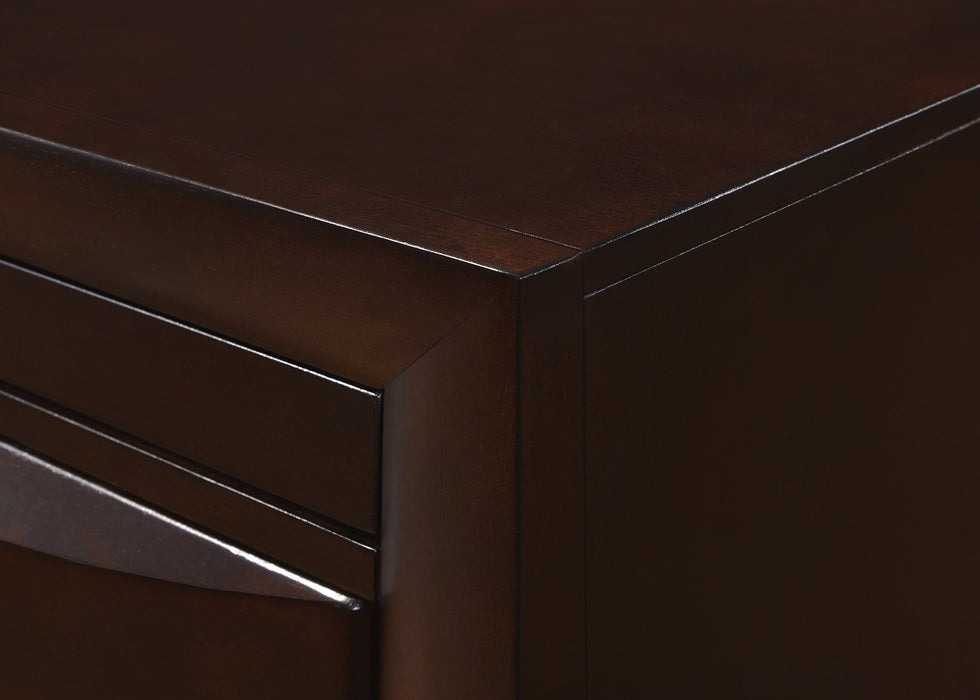 Emily Dark Cherry Nightstand