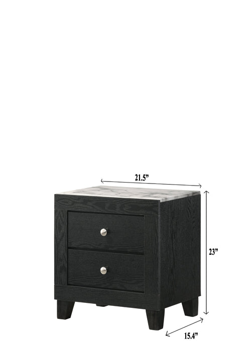 Cadence Black Nightstand