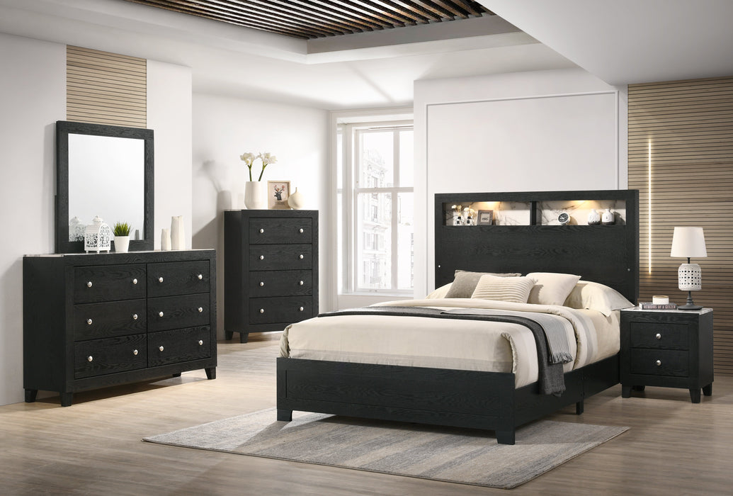 Cadence Black Bedroom Mirror (Mirror Only)