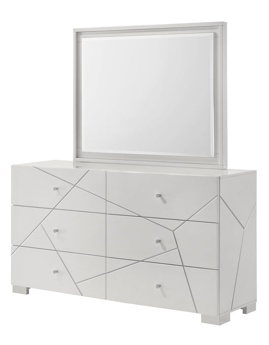 Ayla White Panel Bedroom Set