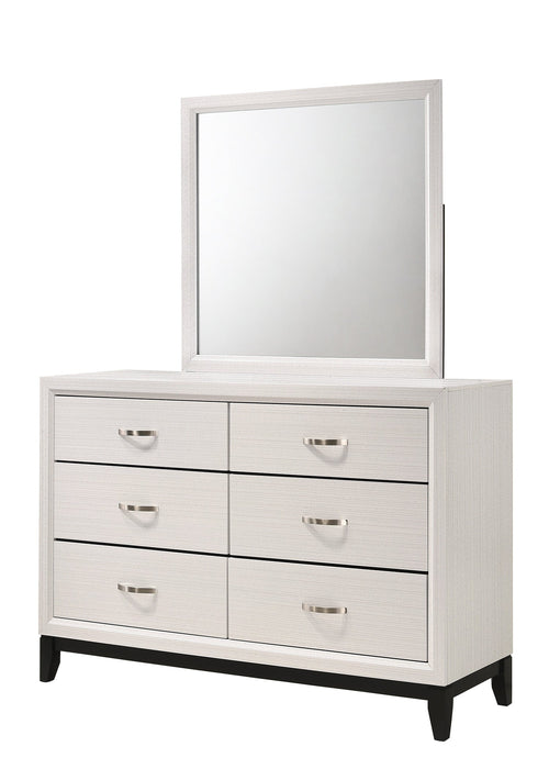 Akerson Chalk Bedroom Mirror (Mirror Only)