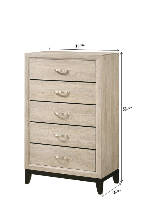 Akerson Driftwood Panel Bedroom Set