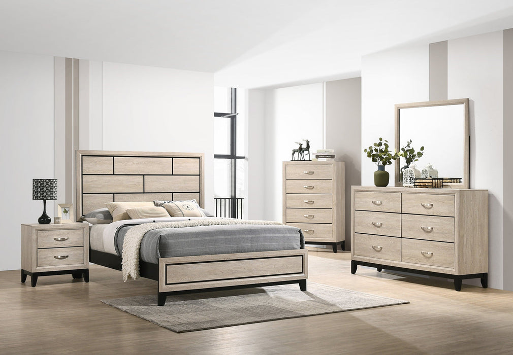 Akerson  Driftwood Panel Bedroom Set B4630