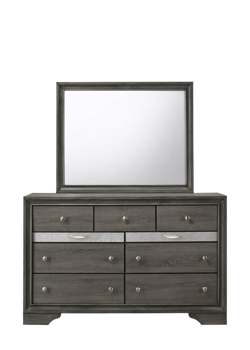 Regata Gray/Silver Bedroom Mirror (Mirror Only)