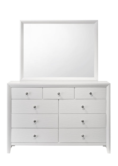 Denker White Panel Youth Bedroom Set