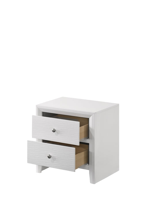 Denker White Panel Youth Bedroom Set