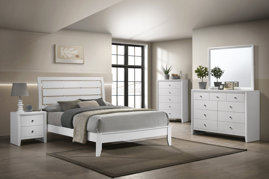 Evan White Panel Youth Bedroom Set