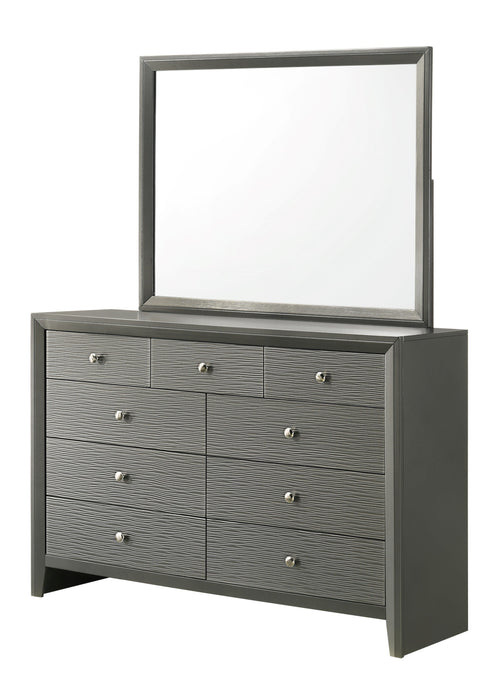 Denker Gunmetal Panel Youth Bedroom Set